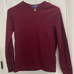 POLO Ralph Lauren Blue Label Waffle Knit 💯% Cotton Crewneck |Size 10/12